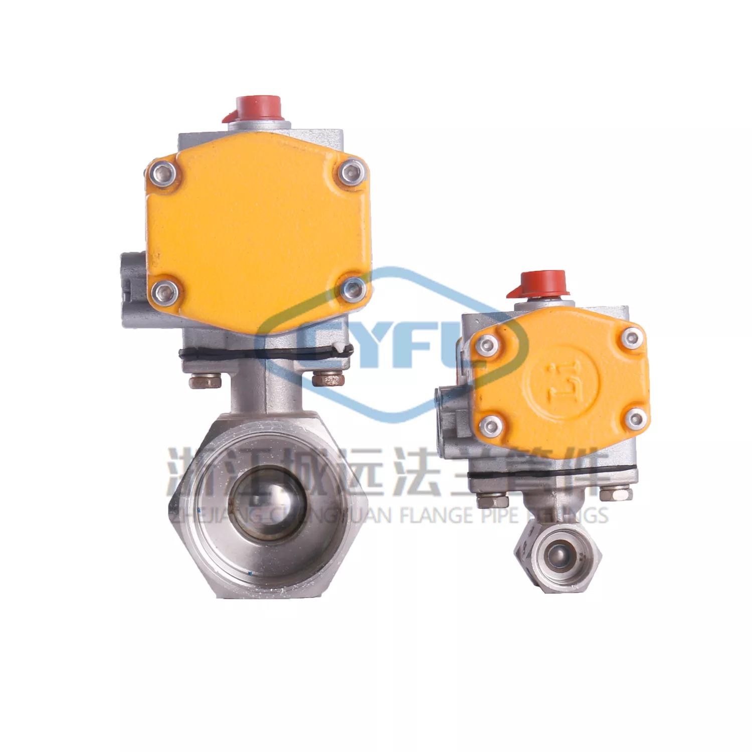 Telung Piece High Platform Pneumatic Ball Valve